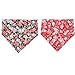 2 Pack Dog Bandanas Triangle Bibs Scarf Accessories Japanese Style Large