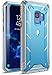Galaxy S9 Rugged Case, Poetic Revolution [360 Degree Protection] Full-Body Rugged Heavy Duty Case with [Built-in-Screen Protector] for Samsung Galaxy S9 Blue/Gray