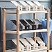 HARRA HOME Premium 3step Adjustable Shoe Slots Space Saver, Easy Shoe Slotz Organizer Double Shoe Rack Storage For Closet, Shoes Holder For Sneaker booties High heels Flats Sandals, Set of 5