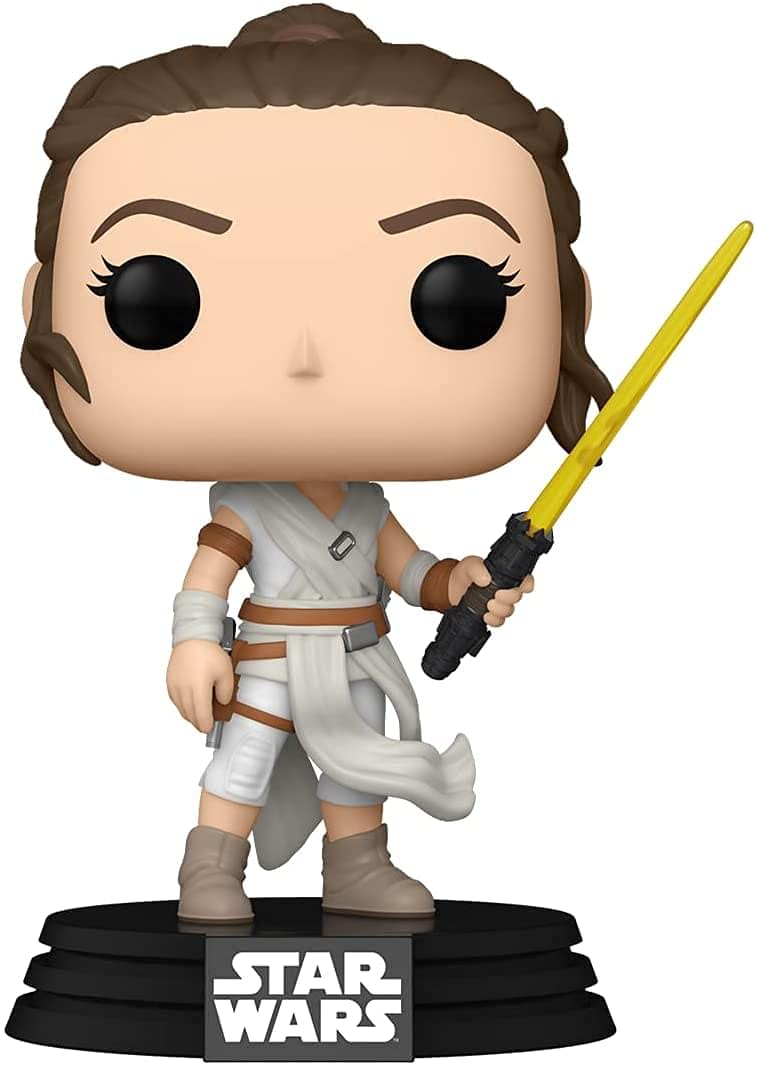 Funko POP! Star Wars: SWEp9- Rey Skywalker With Yellow Saber - Star Wars Episode 9 - Collectable Vinyl Figure - Gift Idea - Official Merchandise - Toys for Kids & Adults - Movies Fans
