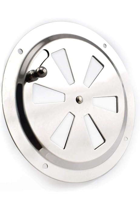 316 Stainless Steel Marine Twist Lock Latch - 2.2in Round Hatch Fastener For Boat Lockers