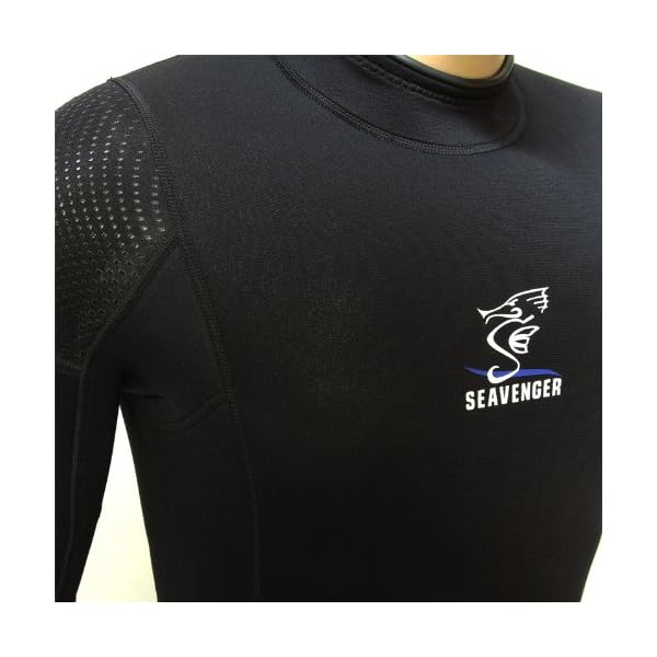 Seavenger-3mm-tropical-shorty-for-watersport-diving-snorkeling-All-Black-Wetsuits-MenWomen