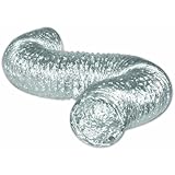 Dundas Jafine AF625ULPZW Aluminum Foil UL Listed and Marked Duct, 6-Inches by 25-Feet