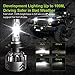 WSIIROON H7 LED Headlight Bulb - Super Bright COB Chips - 60W 7000K 9000LM Cool White - Hi/Lo Beam/Fog Light Bulbs (2 Pack）
