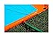 Go Triple Slider Kids Outdoor 3-Person Water Slide with Splash Lagoon for Big-Splash-Take-Off, Orange
