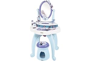 Smoby - Frozen Hairdressing Salon - Dressing Table with Lots of Accessories, Disney Frozen Design, Suitable for Children Aged