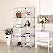 SONGMICS Storage Cube DIY Plastic Storage Cube Closet Organizer Modular Drawer Unit bookcase 9-cube White ULPC33W