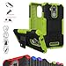 Zenfone 3 Max ZC520TL Case,Mama Mouth Shockproof Heavy Duty Combo Hybrid Rugged Dual Layer Grip Cover with Kickstand for ASUS Zenfone 3 Max ZC520TL(with 4 in 1 Packaged),Green
