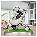 10L0L Golf Pen Holder, Golf Bag Pen Holder Golfs Club Ballpoint Pens, Office Desk Decoration,Business Souvenir Golfer Birthday Gifts for Men Women - Black White