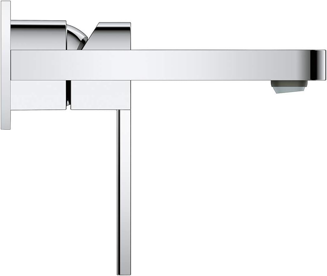 GROHE Plus 2-Hole Basin Mixer, Wall-Mounted, M-Size Water-Saving Tap in Chrome Finish 29303003, Projection: 147 Mm, 2-Loch Batterie - Image 5