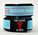 ID Link Child ID Wristband/ID Safety Bracelet - Waterproof, Updateable, Adjustable Velcro - Emergency Contact Bracelet, ID Tag for Kids, Lost Child Wristband, 2 ID Card Inserts (Pink) (Blue)
