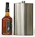 Jumbo 64 Oz Stainless Steel Metal Liquor Flask for Men Women - No Spill Cap - Portable Travel Drinks Alcohol Spirits Whiskey Parties Giant Drinking Flask