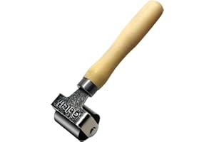 GELELF Smooth Peeling Brayer Roller - Wood Hand Roller Rollers Ink Roller Tape Roller for Gluing Taping Gel Printing Inking Block Printmaking Stamping Scrapbooks (#3: 1.5 Inch (3.5CM))