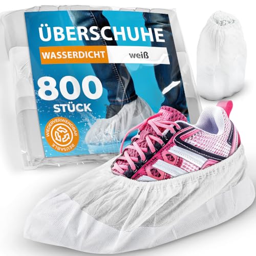 ISC Hygiene & Safety Schuhüberzieher – Rutschfest, 800 Stk., Weiß