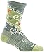 Darn Tough Twisted Garden Crew Light Sock - Women's Green Medium