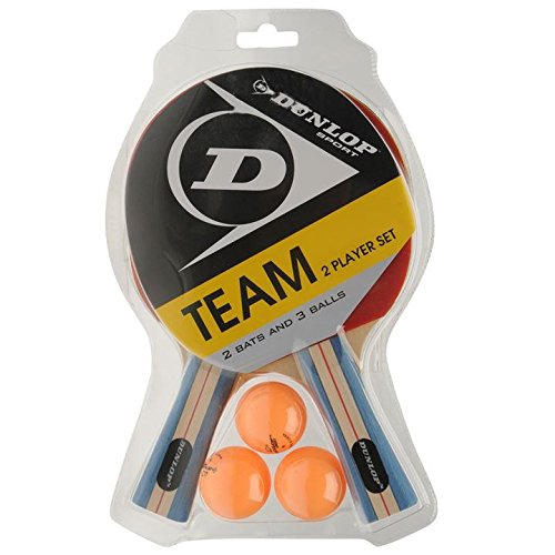 Dunlop Team Player Set Table Tennis Set Bats and Balls by Dunlop