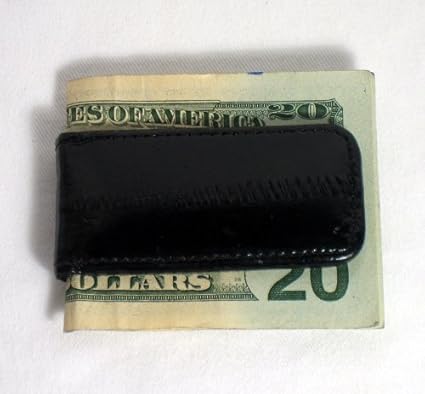 New Genuine Leather Magnetic Slim Pocket Money Clip Holder Card Wallet Case Thin - 