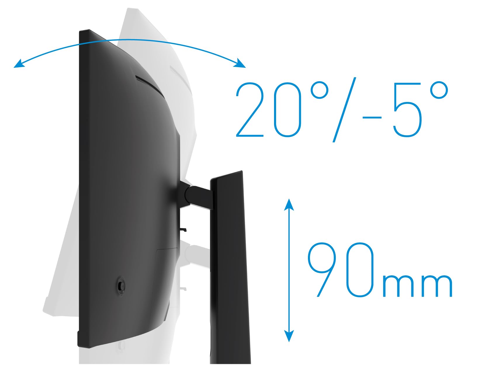 ODYS XP34 PRO-X Curved Gaming Monitor – 34 Zoll (86 cm) UWQHD (3440x1440), 180 Hz (DP), 1ms Reaktionszeit (MPRT),125% sRGB, HDR10, FreeSync/G-Sync komp., 1500R, Pip/PBP, 2X HDMI 2.1, 2X DisplayPort 8