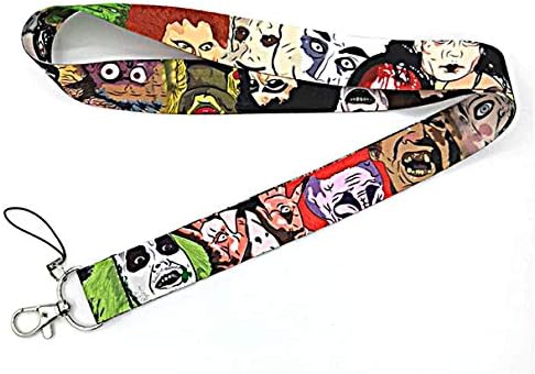 Classic Movie Horror Characters Themed Id Holder Lanyard Keychain