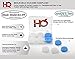 Reusable HQ Earplugs Set | Soft Silicone | Waterproof | for Swimming, Sleeping, Snoring, Concert, Shooting | Moldable Putty Ear Plugs, for Kids & Adults. Noise Cancelling & Work Protection (Set W/B)