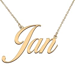 HUAN XUN Customized Custom Simple Any Name Necklace