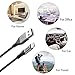 Zdatt 6.6 Feet/2M Nylon Braided Lightning Cable Apple MFi Certified iPhone Charging Cable USB Charger Cord with Aluminum Connector for iPhone 7/6S/5S, iPad Air/Mini/Pro, iPod-Black
