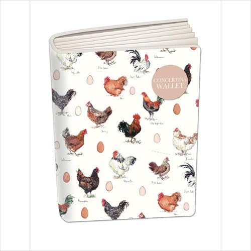 Madeleine Floyd Chickens - A5 Concertina Wallet