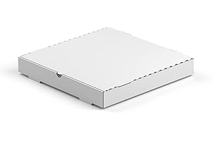 Krollen Industrial 18" x 18" x 2" White Corrugated Plain Bakery/Pizza Box - 50/Case