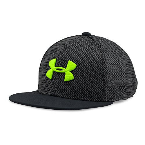 Under Armour Boys' Twist Knit Snapback Cap, Black/Graphite, One Size