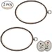 MIUSIE 2 Pcs Embroidery Hoops -Versatile Embroidery Ring Kit for Beginners or Professionals-Assorted Embroidery Hoop Frame for Hanging/Sewing/Art Craft