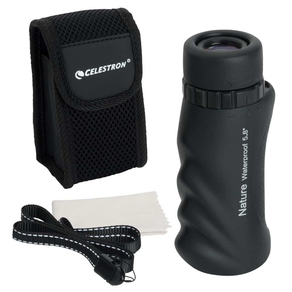 Celestron 71210 Nature DX 10x25 Monocular, Black