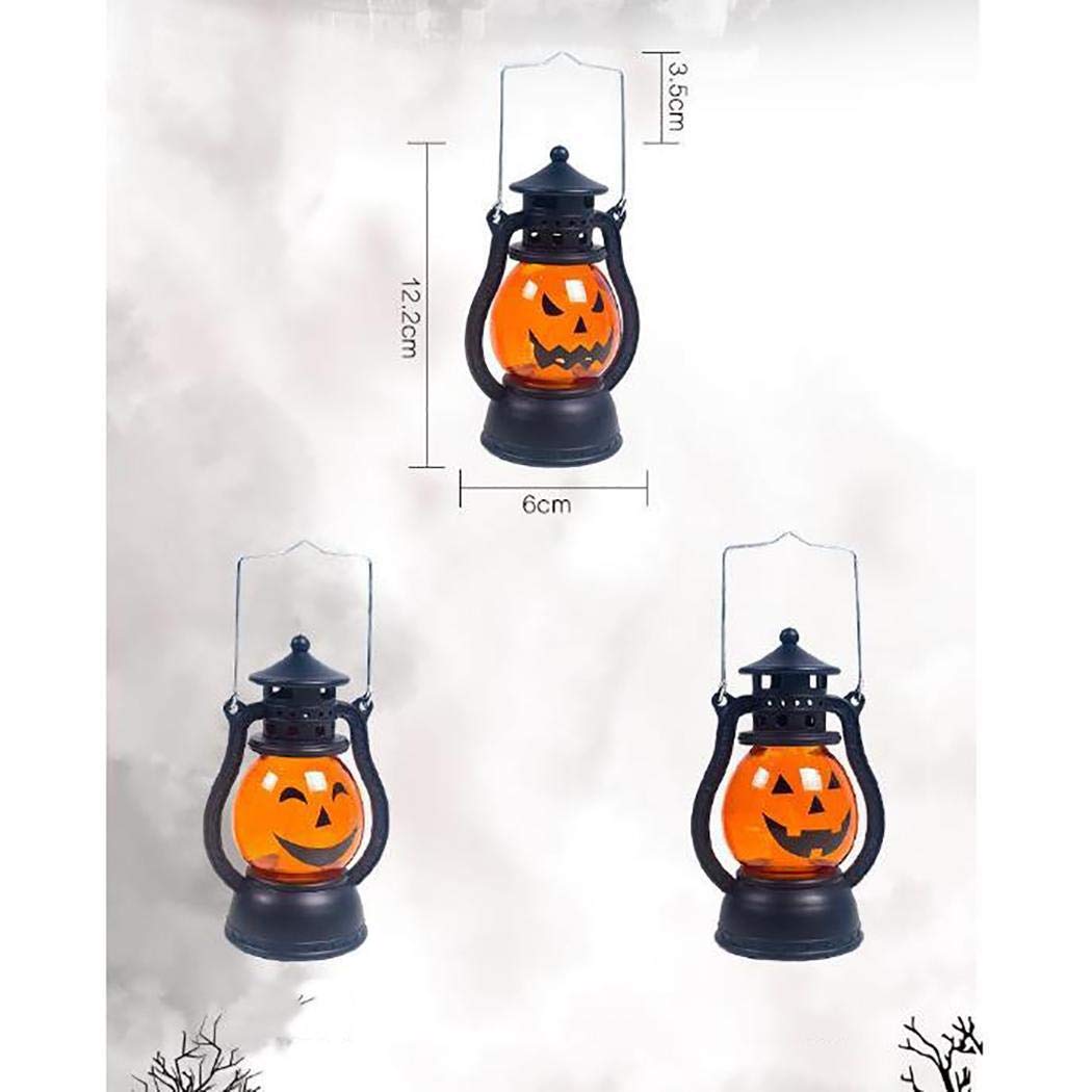 Fanddy Pumpkin Lantern Hanging Lamp Halloween Party Light Up Bar Home Garden Decoration Lanterns
