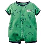 Carters Baby Boys Snap-Up Printed Cotton Romper Dogs