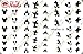 Clear waterslide Nail Art Decals (Tattoos) by DimOxy Designs Themed for Mickey Black and White (Ver.1) Lovers.