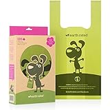 Earth Rated 120-Count Dog Waste Bags, Lavender-Scented Poop Bags with Easy-tie Handles (not on rolls)