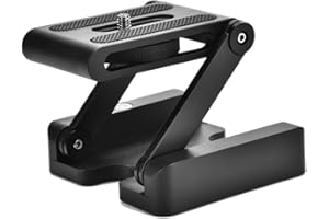 Acouto Z Flex Tilt Head Folding Plate Z-Type Tilt Flexible Folding Tripod Head 1/4" Mounting Screw Tripod Quick Release Plate