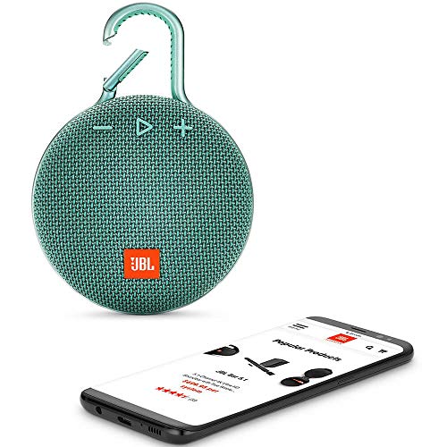 JBL-CLIP-3-Waterproof-Portable-Bluetooth-Speaker-Teal