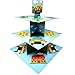 School Bus Cupcake Stand & Pick Kit, School Bus Party Supplies, School Bus Decorations, Birthdays, Cake Decorations, Kids Birthdays, 3 Tier Cardboard
