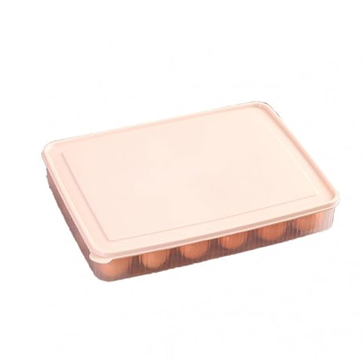 ZqiroLt, Caja de Almacenamiento de Huevos para refrigerador, 24 ...