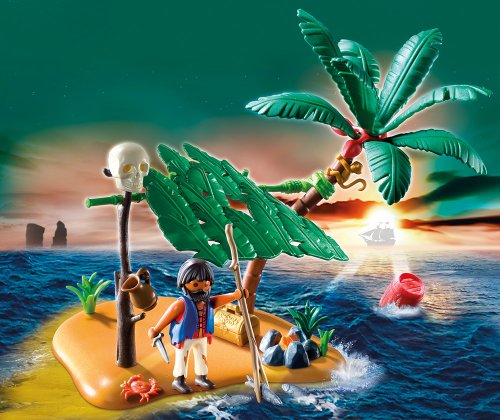 PLAYMOBIL 5138 Schiffbrüchiger auf Palmeninsel – Bild 3