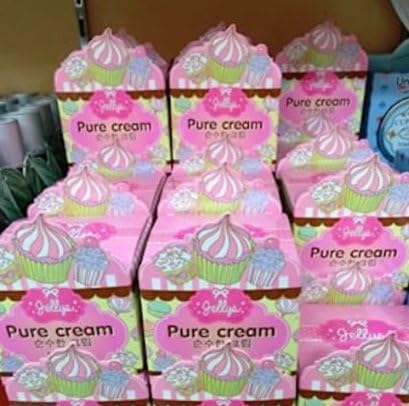 Pure Cream by Jellys Whitening Skin Smooth Radiance Anti-aging Unisex 30g. by jawnoy