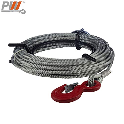 3,520 lbs. Lever Cable/Wire Rope Puller Hoist 65 ft Wire Rope Aluminium Body