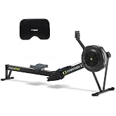 Concept2 RowErg Indoor Rowing Machine - PM5 Monitor, Device Holder, Adjustable Air Resistance, Easy Storage with FitXion Seat Cushion