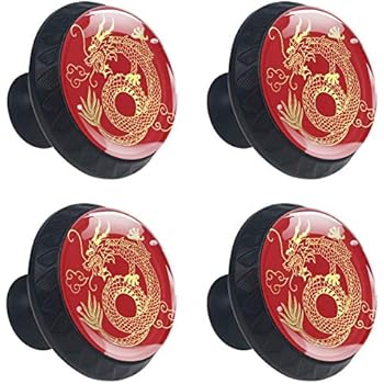 3d Printed Dragon Drawer Knob Pull Handle Cupboard Knobs 4pcs