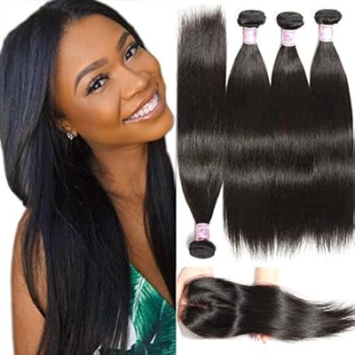 Beauty Forever Hair Virgin Indian Straight Hair 3 Bundles With