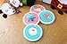 WATSONSHOP Ceramic Coasters with Gift Box for Drinks Absorbent -4 Pack Large 4.0