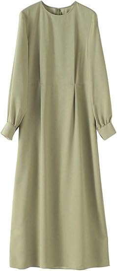 Amazon ビューティ ユース Steven Alan スティーブンアラン Long Dress ワンピース 6730 レディース オリーブ 67 S ワンピース チュニック 通販