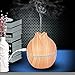 Monoche 5V Wood Grain Flower Bud Aromatherapy Diffuser Humidifier Oil Purifier Mini Mute Water Mist Fog Gift for Bedroom Office Home Car 130MLthumb 1
