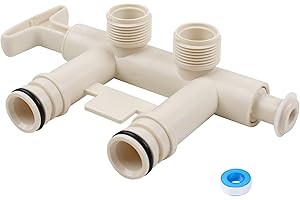 GUOJINJISM Upgraded Water Softener Bypass Valve with Threaded 7370286 Compatible with Morton M20, M27, M30, MC30, MHY