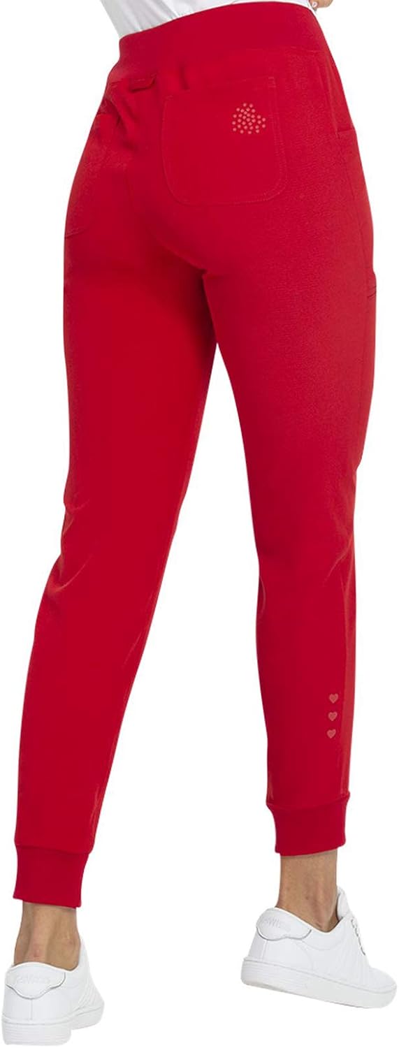 HeartSoul Break On Through Low Rise Scrub Jogger Pant HS030: Clothing